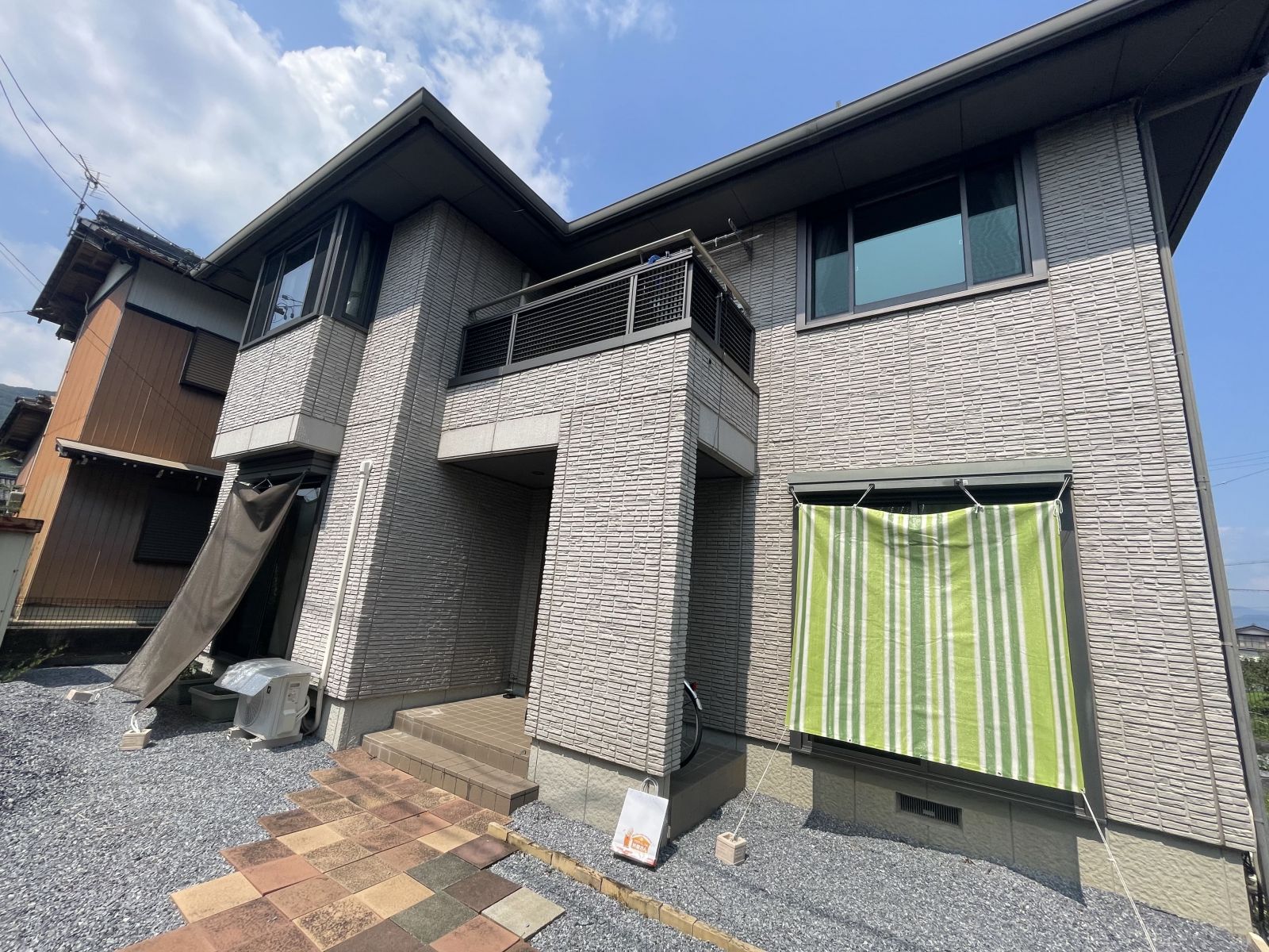 池田町H様邸外壁塗装工事・ベランダ防水工事
